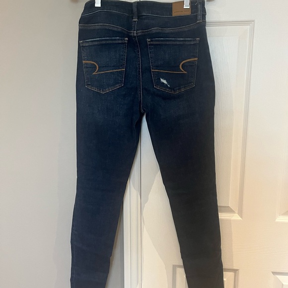 Women’s High Rise Next Level Stretch Distressed Jegging from American Eagle - Picture 2 of 8